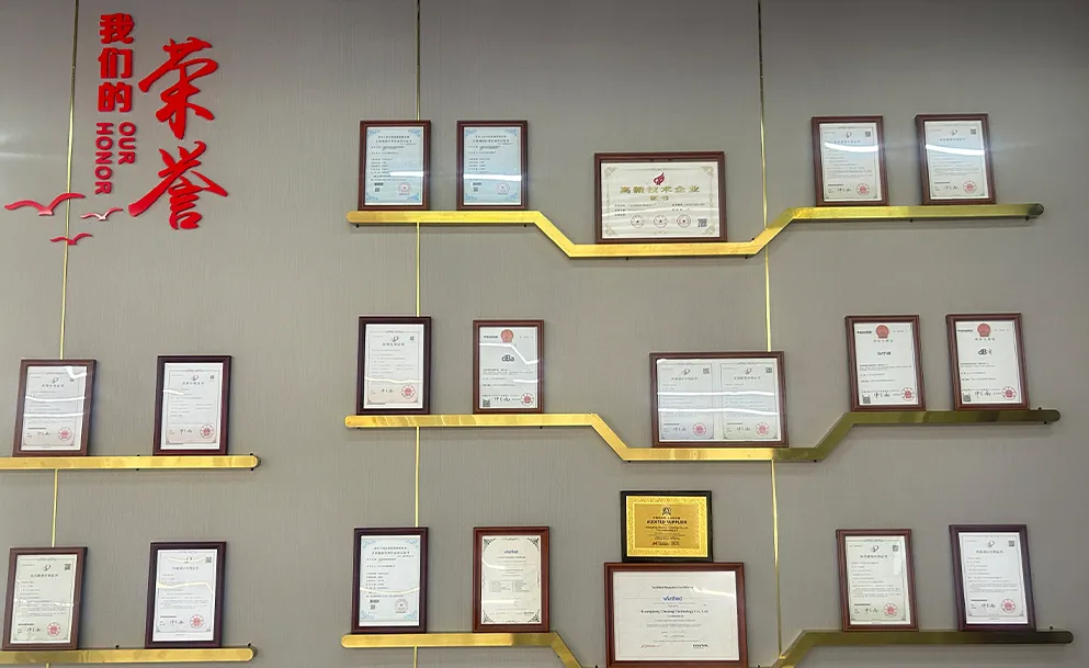 Certificate Display Wall