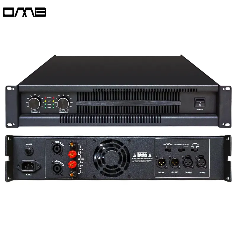 VR1000 2 Channel 3000W Class D AMP Professional Audio High Quality Music Digital Class D Subwoofer 2u Power Amplifier