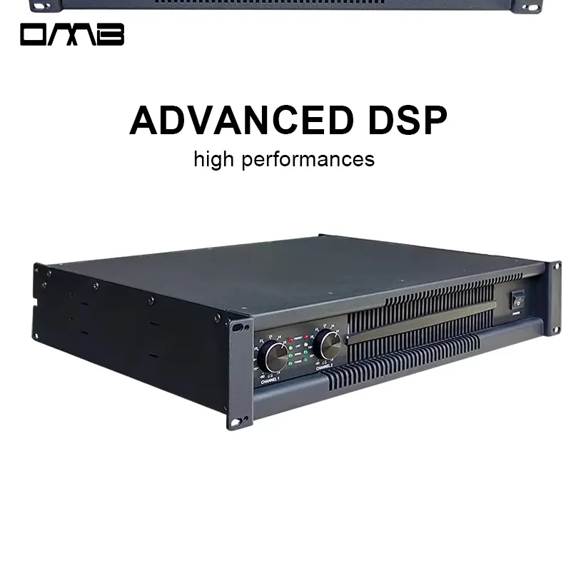 VR1000 2 Channel 3000W Class D AMP Professional Audio High Quality Music Digital Class D Subwoofer 2u Power Amplifier