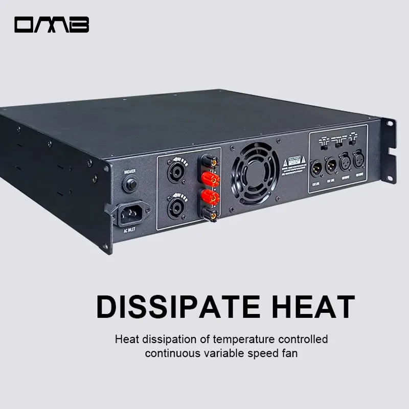 VR1000 2 Channel 3000W Class D AMP Professional Audio High Quality Music Digital Class D Subwoofer 2u Power Amplifier