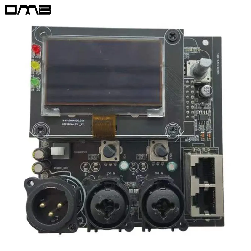 CQ380 Customized Multi Function Car Home Processor Audio Class D 2 in 4 Out Sample Rate 96kHz FIR 1024 Amplifier DSP 24 Bit