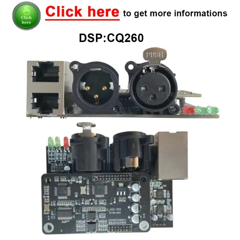 CQ260 Best Selling Multi Function Dsp Controller Processor Audio Power Amplifier DSP