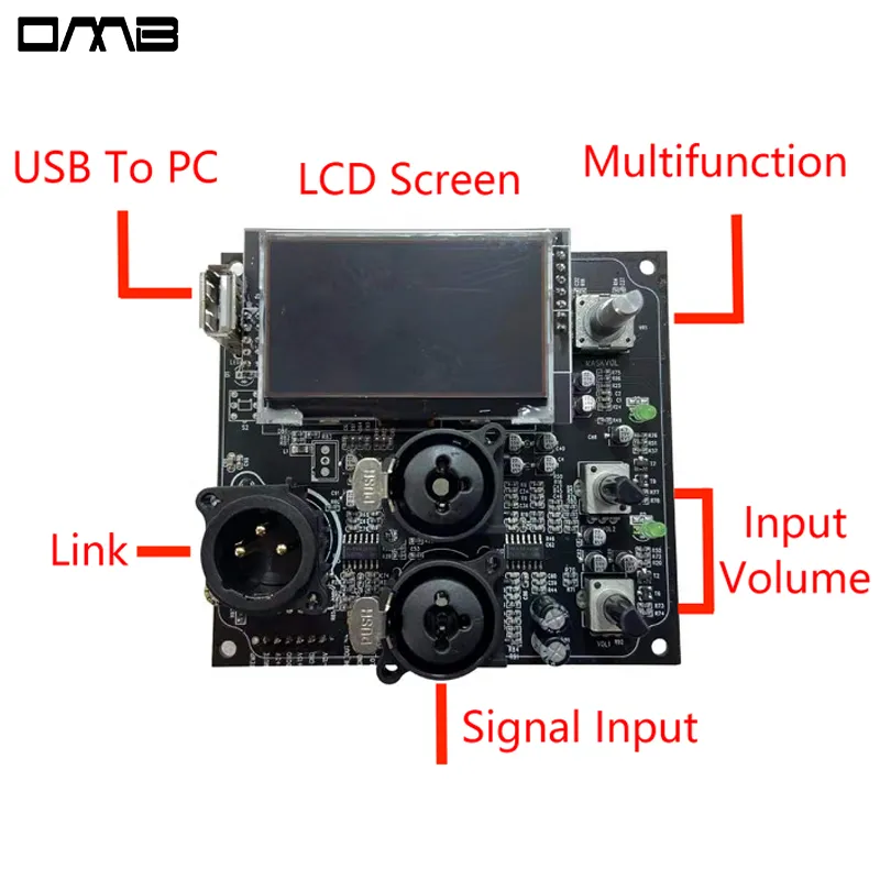 CQ160 Factory Supply High Efficiency Safety 48kHz Sample Rate Multi Function Audio Car Processor Power Amplifier 2 in 4 Out DSP