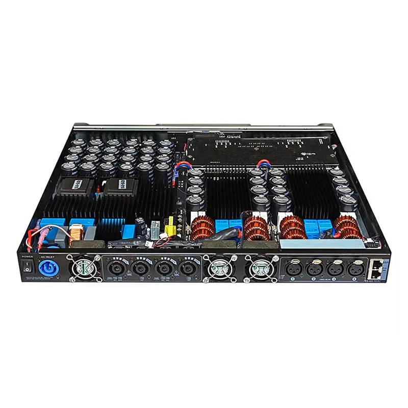 PFA6K4pro Hot Selling Products Home Professional Digital Audio Class D 4 Channel OLED Display Power 8Ω 800 Watt Amplifier Board