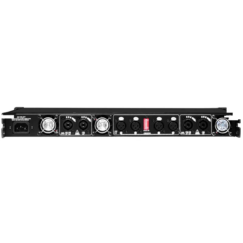 PFA6K 4000W Digital Power Amplifier, Dual 1350W Channels, Bridgeable, Class-D Circuitry, Ideal for Professional Audio Systems
