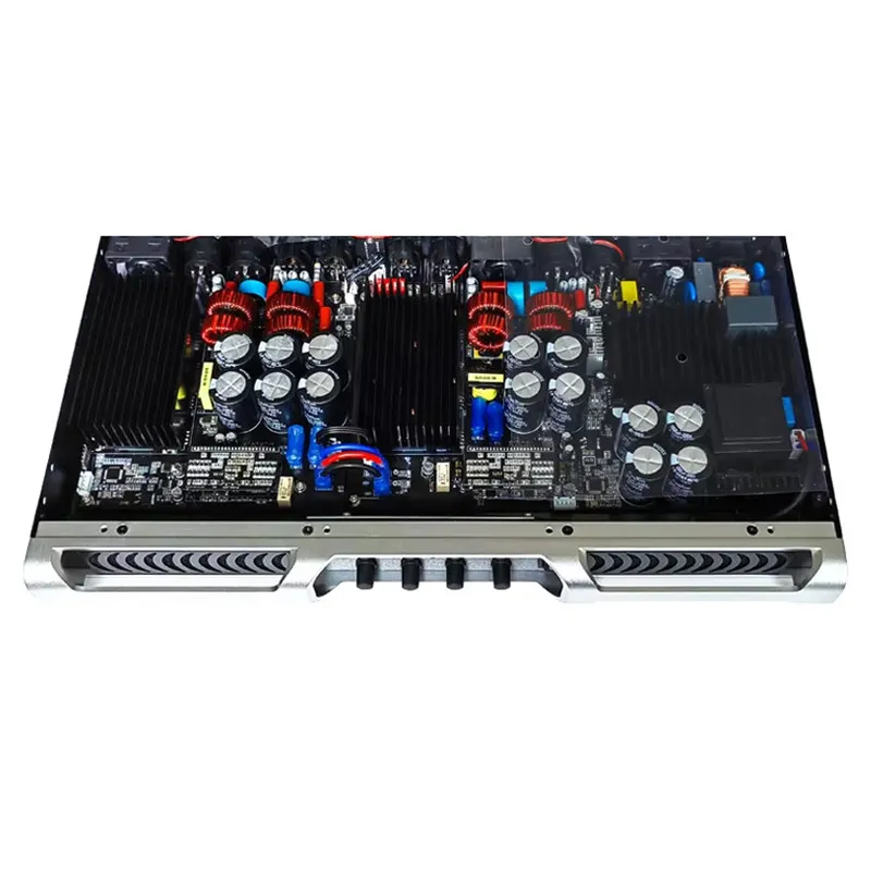 PFA6K 4000W Digital Power Amplifier, Dual 1350W Channels, Bridgeable, Class-D Circuitry, Ideal for Professional Audio Systems