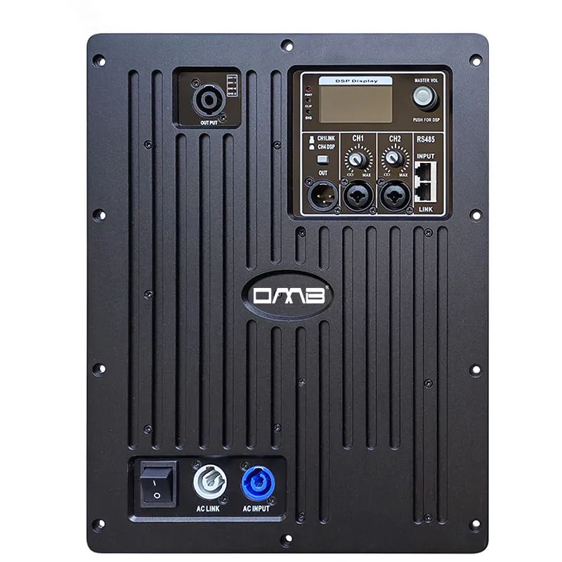 PDA1300+801+CQ380 Advanced DSP Class D 3 Channel Subwoofer Power Amplifier Module Board - 2000W Output with Hardware Protection