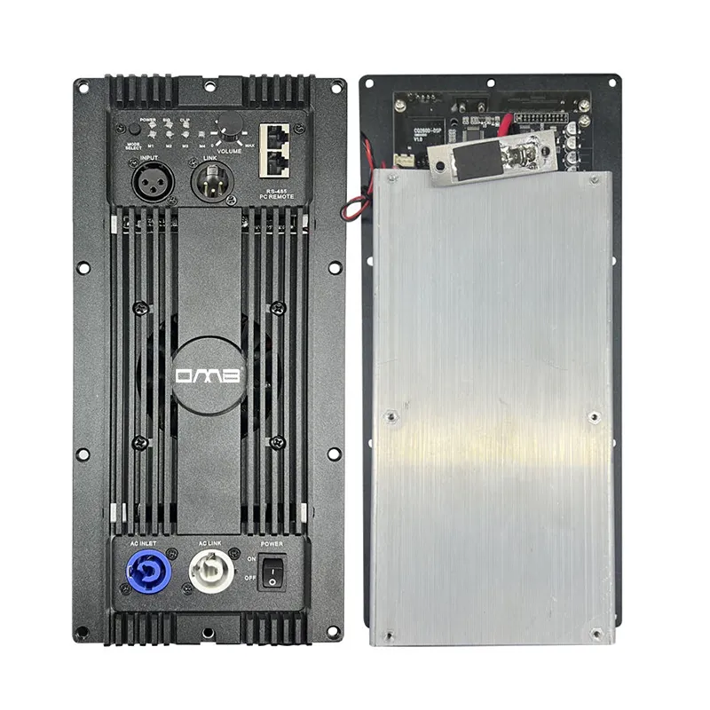 PDA1001+CQ260D DSP Class D 1 Module Speaker Active Module Fan Cooling Power 1200W Bass Amplifier Module Board