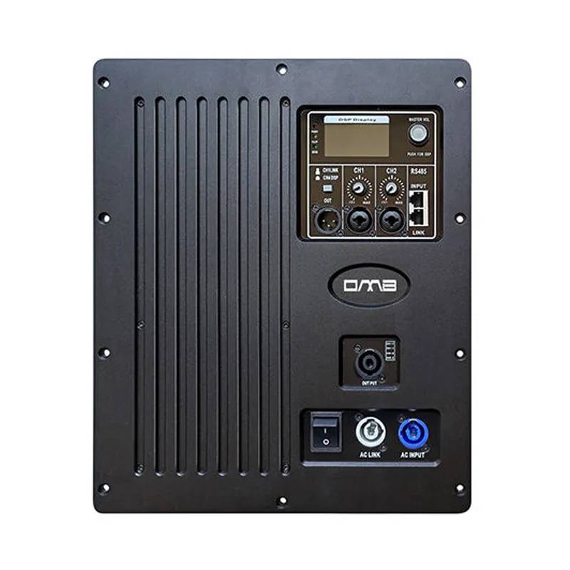 PDA4800+CQ380 Amplifier Modules DSP 4800W 4-Channel Class D Active Module Variable-Speed Fan Cooling, LCC 4 Ohms 1200W*4