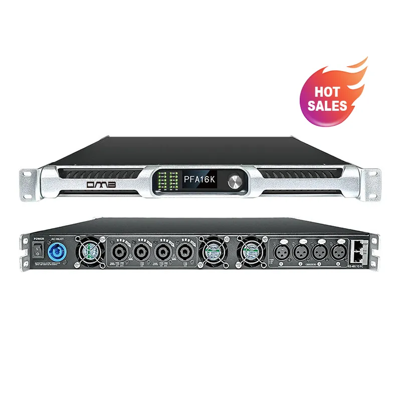 HM-12 80W*12 12 Channel Class D PA High 2U Power Public Address System Subwoofer Professional Audio Amplifier